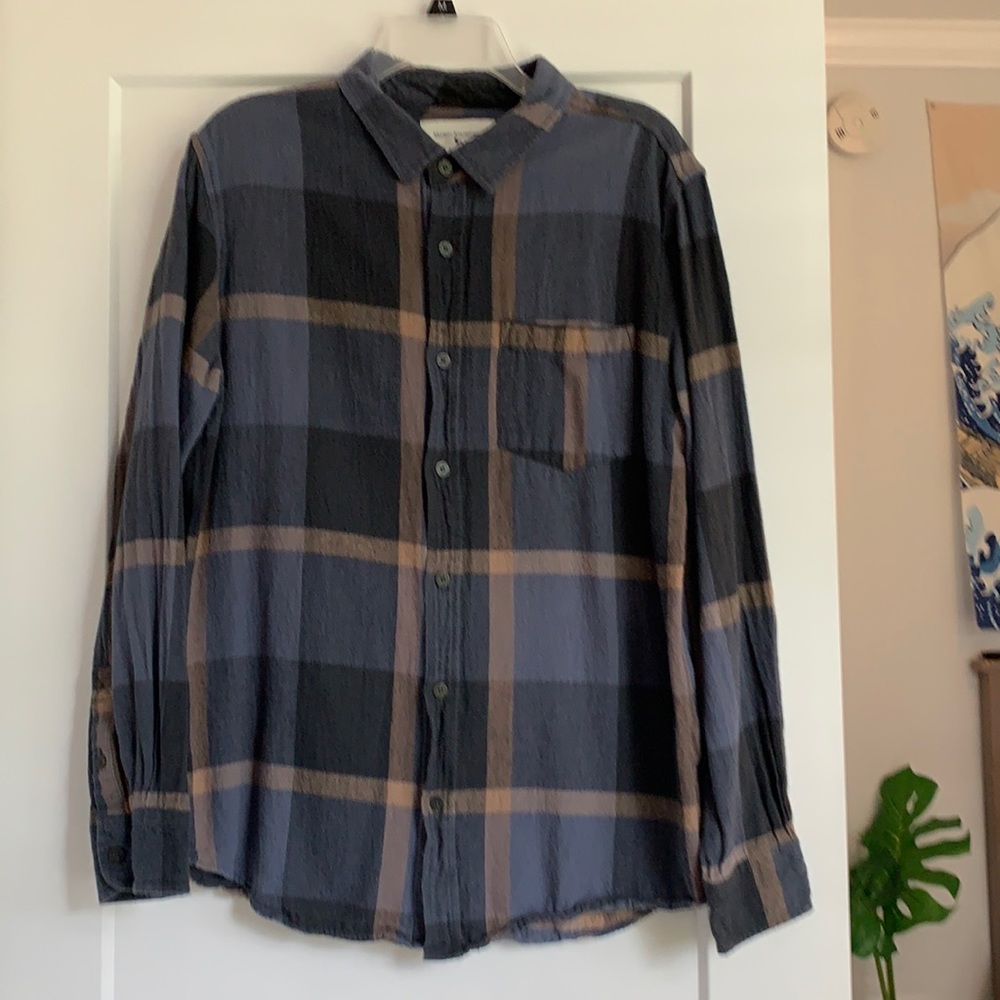 Modern Amusement Mens Lg Plaid Flannel